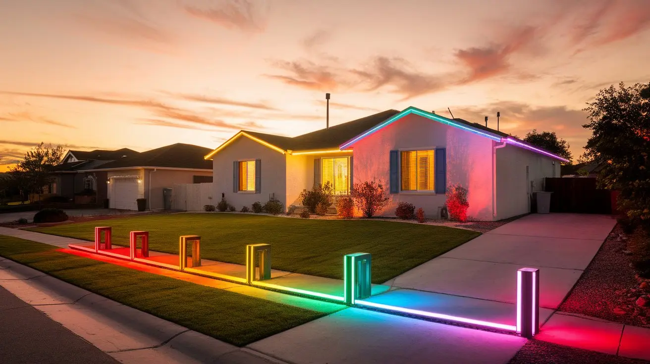 Sinley permanent Outdoor RGB lights